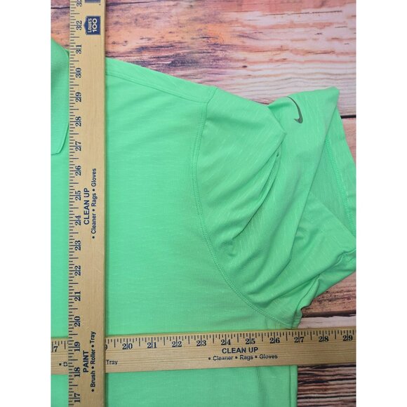 Nike Golf Tour Performance Dri-Fit Mens Green Polo XL - Picture 8 of 8